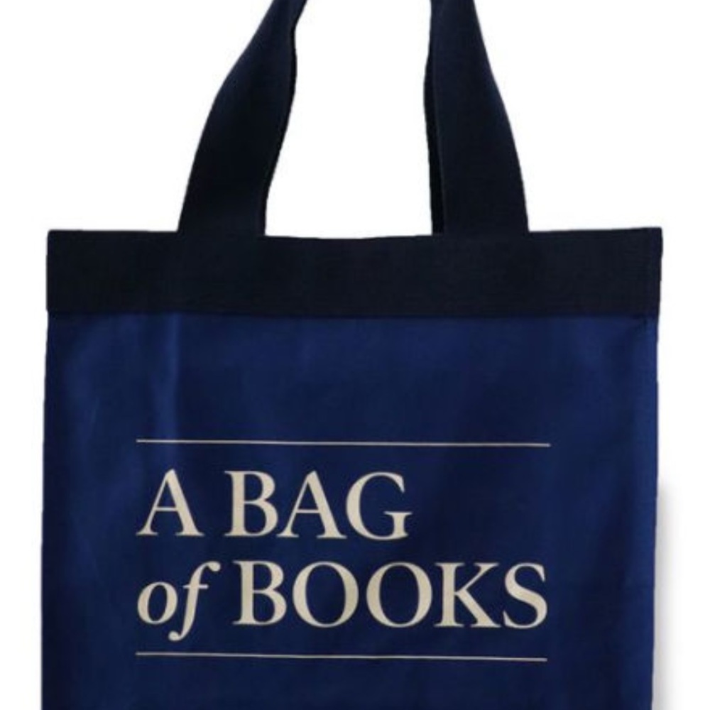 Barnes & Noble Blue Literary Tote Bag